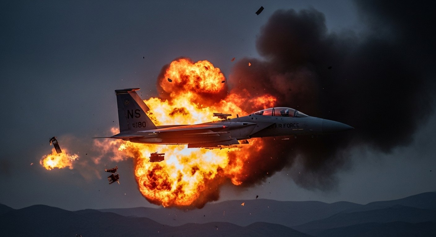 Iran shoots down US F-15 fighter jet April 2026